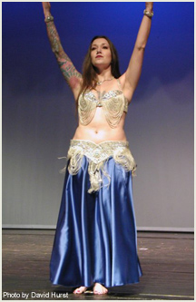 Blue bedlah | belly-dance-gear