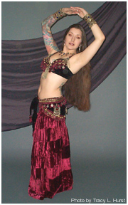 Tribal Bra & Belt Costume Set with Shisha Mirrors, Coins, and Shells